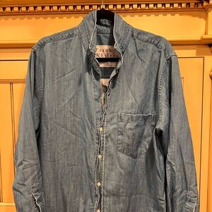 Frank and Eileen Rory Maxi Dress Vintage Stonewashed Indigo Denim XL